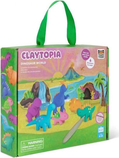 Σετ Δραστηριοτήτων Claytopia Dinosaur World
