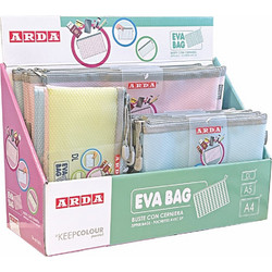 ΦΑΚΕΛΟΣ PP ARDA ΚΟΥΜΠΙ EVA BAG (stand 36τεμ.) ασορτί μεγέθη & χρώματα