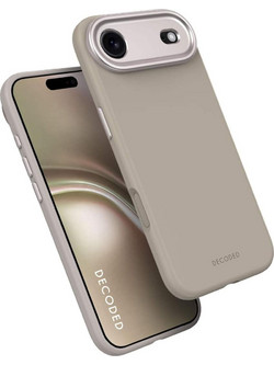 Θήκη Decoded Γνήσια MagSafe Antimicrobial ΣΙΛΙΚΟΝΗΣ για Apple iPhone 17 AIR 6.6 5G 2025 - Soft Taupe ΓΚΡΙ - DE-D25IPO17ABCS9SE