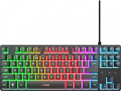 Trust GXT 833 Thado Gaming Πληκτρολόγιο TenKeyLess RGB Black