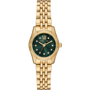 Michael Kors Petite Lexington Pave Γυναικείο Ρολόι με Χρυσό Μεταλλικό Μπρασελέ MK4842
