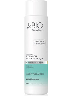 beBIO Baby Hair Complex Antifrizz Power ισιωτικό σαμπουάν για την αντιμετώπιση του κρεπαρίσματος μαλλιών 300 ml