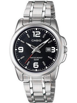 Casio Γυναικείο Ρολόι με Ασημί Μεταλλικό Μπρασελέ LTP-1314D-1AVEF