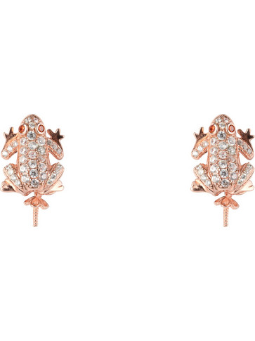 Lancaster Γυναικεία Σκουλαρίκια Καρφωτά JLA-EAR-FROG-2