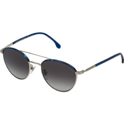 Lozza SL2290M 0581 Γυαλιά Ηλίου Στρογγυλά Μεταλλικά Μπλε με Μαύρο Polarized Φακό