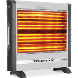 Telemax Pedigree 30-2800 Σόμπα Χαλαζία με Θερμοστάτη και Υγραντήρα