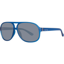 Benetton BE935S 04 Ανδρικά Γυαλιά Ηλίου Aviator Κοκάλινα Μπλε με Μαύρο Polarized Φακό