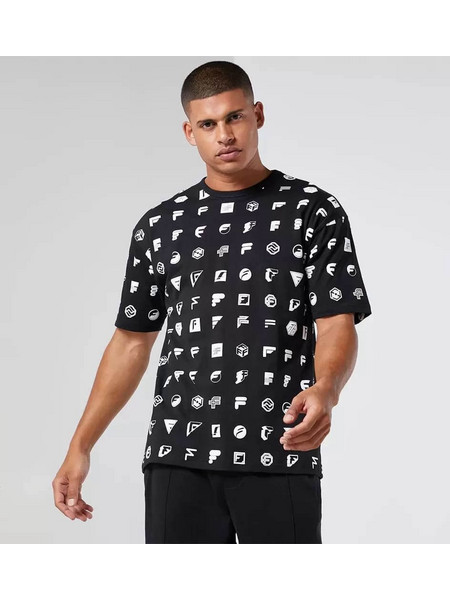 Fila Men's Farworks Icon Oversized T-Shirt - Black (LM119114-001)
