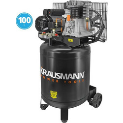 KRAUSMANN ΑΕΡΟΣΥΜΠΙΕΣΤΗΣ ΚΑΘΕΤΟΣ ΜΕ ΙΜΑΝΤΑ 100lt 3.0Hp/8bar (6750)
