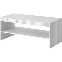 Cama Meble Pafos Τραπεζάκι Σαλονιού 120x60x50cm White Matte
