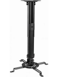 Gembird Βάση Projector Οροφής με Μέγιστο Φορτίο 13kg Μαύρη