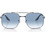 Ray-Ban RB3699 004/3F Ανδρικά Γυαλιά Ηλίου Aviator Μεταλλικά Ασημί με Μπλε Degradee Φακό