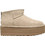 UGG Classic Ultra Mini Platform Γυναικεία Μποτάκια Suede Πλατφόρμα Εκρού με Γούνα 1135092-MDSD