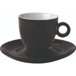 Φλυτζάνι Espresso Torino Μαύρο 80ml (6τεμ.)