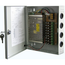 PSU-1210 Τροφοδοτικό σε κουτί 12V 10A 9 Εξόδων REALSAFE