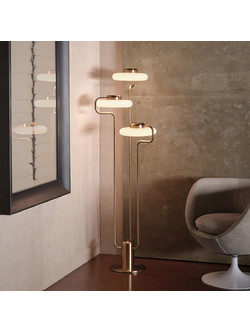 KDLN Tratto Brass | Design Φωτιστικό Δαπέδου για Σαλόνι & Lounge (K513444O27)