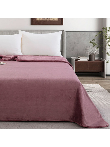 Κουβέρτα Zurigo διπλή Λιλά 220x240cm Liolios Home 2806
