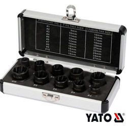 Yato YT-06031 Σετ καρυδάκια για μπουλόνια και παξιμάδια 10τεμ