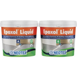 EPOXOL LIQUID set 1kg , Eποξειδικό σύστημα 2 Συστατικών, σε ρευστή μορφή, για επισκευές & συγκολλήσεις NEOTEX