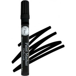 Fleur Μαρκαδόρος Διακόσμησης Chalky Look Black - 16003