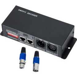VenCore VenCore 6613-10010 - RGB 3CH DMX 512 Controller 12-24V 288-576W - DMX 512 Controller RGB 3 Καναλιών 12 Volt 288 Watt & 24 Volt 576 Watt Μέγιστο Φορτίο