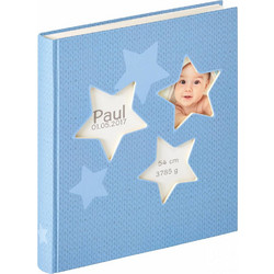 Walther Estrella blue 28x30,5 50 white Pages Babyalbum UK133L