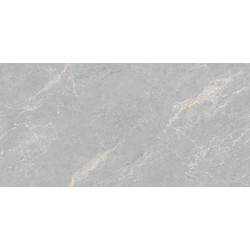 Πλακάκι Moonlight Silver 60Χ120 Rettificato Γκρι Τύπου Μαρμάρου Γυαλιστερό