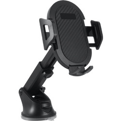 Vivid Phone Holder Mount With Suction Cup Adjustable Long Arm Black