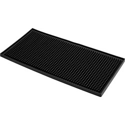 Σέρβις Bar Ματ 45x30cm PVC μαύρο λάστιχο αντιολισθητικό Salvinelli c507028