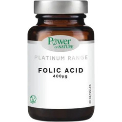 Power Health Platinum Range Folic Acid 400μg 30 Κάψουλες
