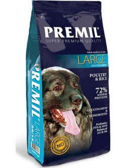 Premil Large Adult Grain Free with Poultry & Rice 15kg