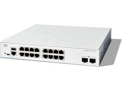 Cisco C1000-16T-E-2G-L Managed L2 Switch με 16 Θύρες Ethernet 1Gbps και 2 SFP Θύρες