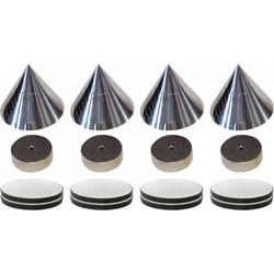 Dynavox Sub-Watt Absorber Set Chrome - Αποσβεστήρας κραδασμών (4 τεμάχια)