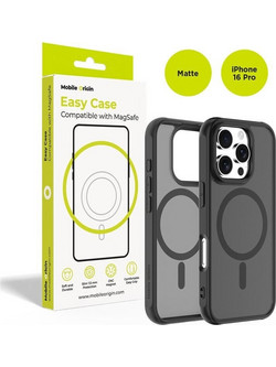 Mobile Origin Hybrid MagSafe Case, matte black - iPhone 16 Pro - (MO-HYBL-IP16P)