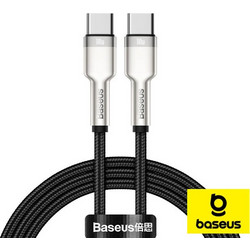 Baseus CATJK-C01 Καλώδιο USB-C σε USB-C Cafule Metal Braided 100W 1m