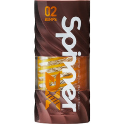 Tenga Spinner Hexa 02 Pocket Αυνανιστήρι με Δόνηση Orange