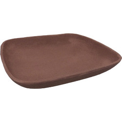 NATHEN ΔΙΣΚΟΣ ΔΙΑΚΟΣΜΗΣΗΣ 27x27x5cm ΑΛΟΥΜΙΝΙΟ TERRACOTTA 1τμχ
