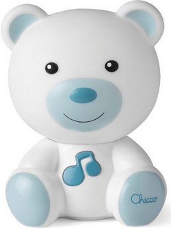 Chicco First Dreams: Βρεφικό Φωτάκι Νυκτός Αρκουδάκι με Μελωδίες, Σιέλ (Y01-09830-20)