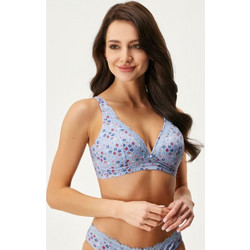 Sassa Μαλακό Σουτιέν Χωρίς Μπανέλα Floral Print - Printed Flower
