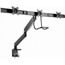 GEMBIRD DESK MOUNTED ADJUSTABLE MONITOR ARM FOR 3 MONITORS BLACK