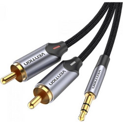VENTION 3.5mm male - 2x RCA male Cable Gray 3m (BCNBI) (VENBCNBI)