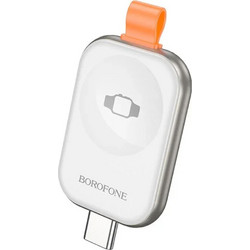 Borofone Q25A-B Φορτιστής Smartwatch για Apple Series 1-9 / SE / Ultra White
