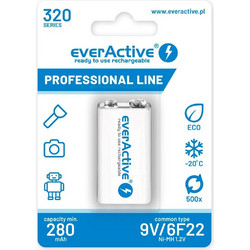 everActive Professional Line 9V 280mAh 1τμχ