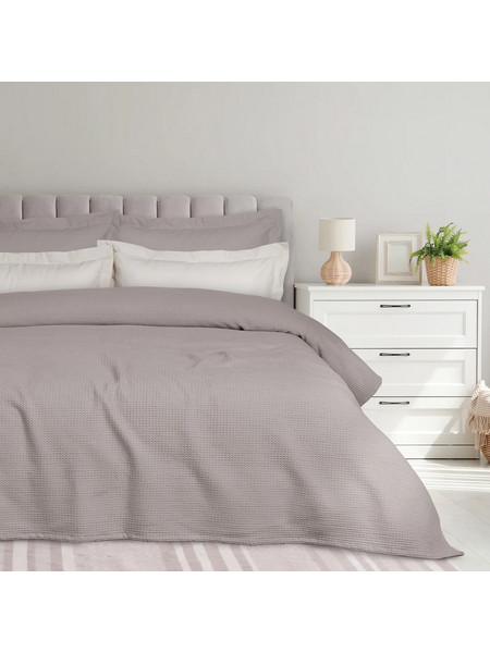 Das Home Κουβερτα Πικε 240X260 0495 Taupe Taupe
