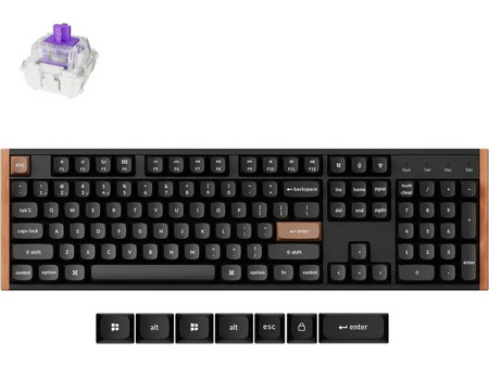 Keychron K10 HE SE Ασύρματο Μηχανικό Gaming Πληκτρολόγιο με Gateron Double-Rail Magnetic Nebula Διακόπτες Black