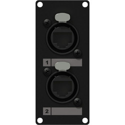 Caymon CASY168 - Πάνελ τοποθέτησης 2 βυσμάτων EtherCON σε RJ45