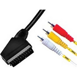 ΚΑΛΩΔΙΟ SCART ΣΕ 3 RCA 1.5m CCS OD7 ΜΑΥΡΟ BR-SC-3R (SC1009B) OWI (ΣΕΤ ΜΕ 5)