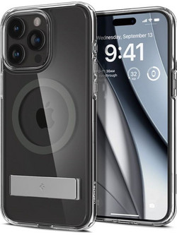 Spigen Ultra Hybrid S MagSafe Back Cover Graphite (iPhone 15 Pro Max)