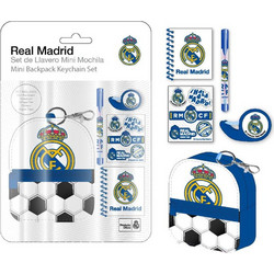 Real Madrid Stationery mini backpack set