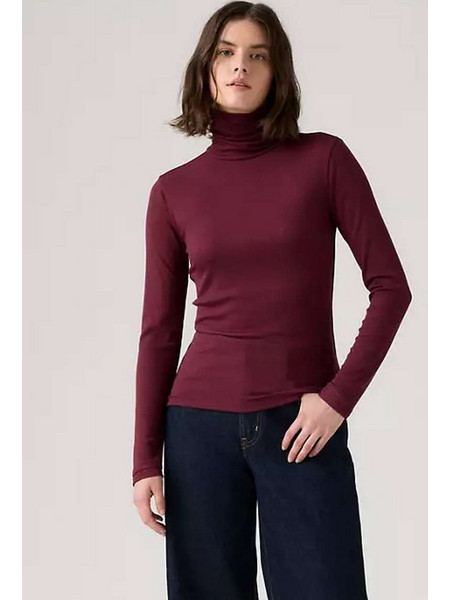 Levi΄s Dreamy Women΄s Turtleneck Top - Tawny Port - Purple